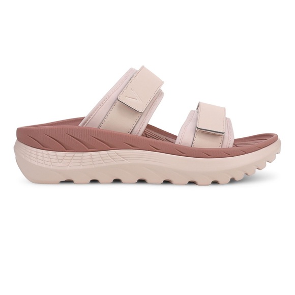 Vionic totally OFF-WHITE Slide Sandals size 9.  New - Picture 1 of 3